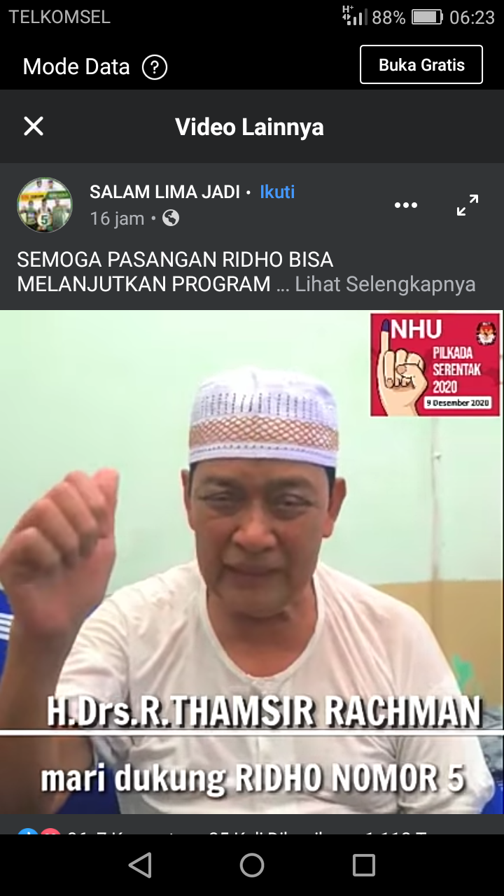 Setelah Uas Kini Raja Thamsir Rachman Pun Ikut Dukung Calon Nomor Urut 5 Di Pilkada Inhu Fix Riau Pesisir