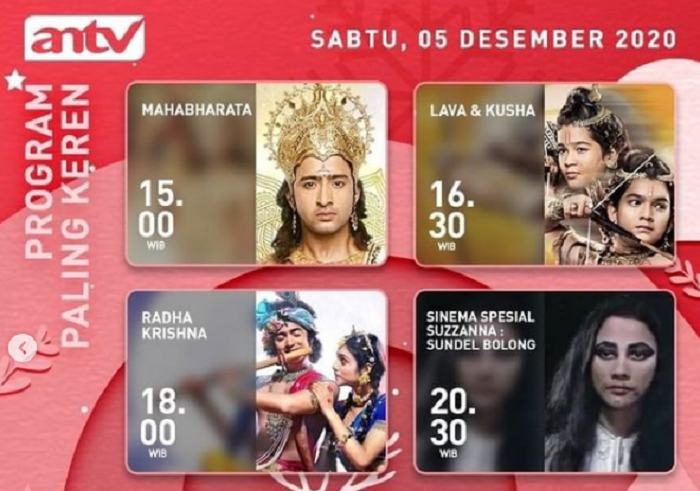 Jadwal Acara Antv Hari Ini Sabtu 5 Desember 2020 Ada Jodha Akbar Naagin Dan Radha Krishna Purwakarta News