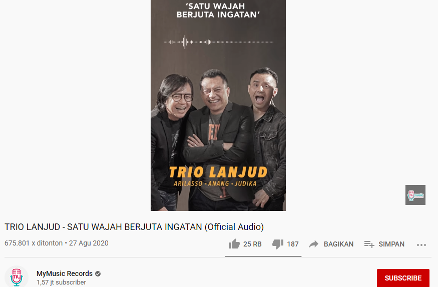 Bercerita Tentang Kehilangan Trio Lanjud Rilis Lagu Satu Wajah Berjuta Ingatan Ini Liriknya Jurnal Palopo