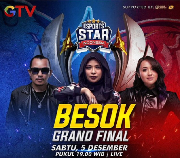 Jadwal Acara Gtv Hari Ini 5 Desember 2020 Saksikan Grand Final Esport Star Indonesia Berita Diy