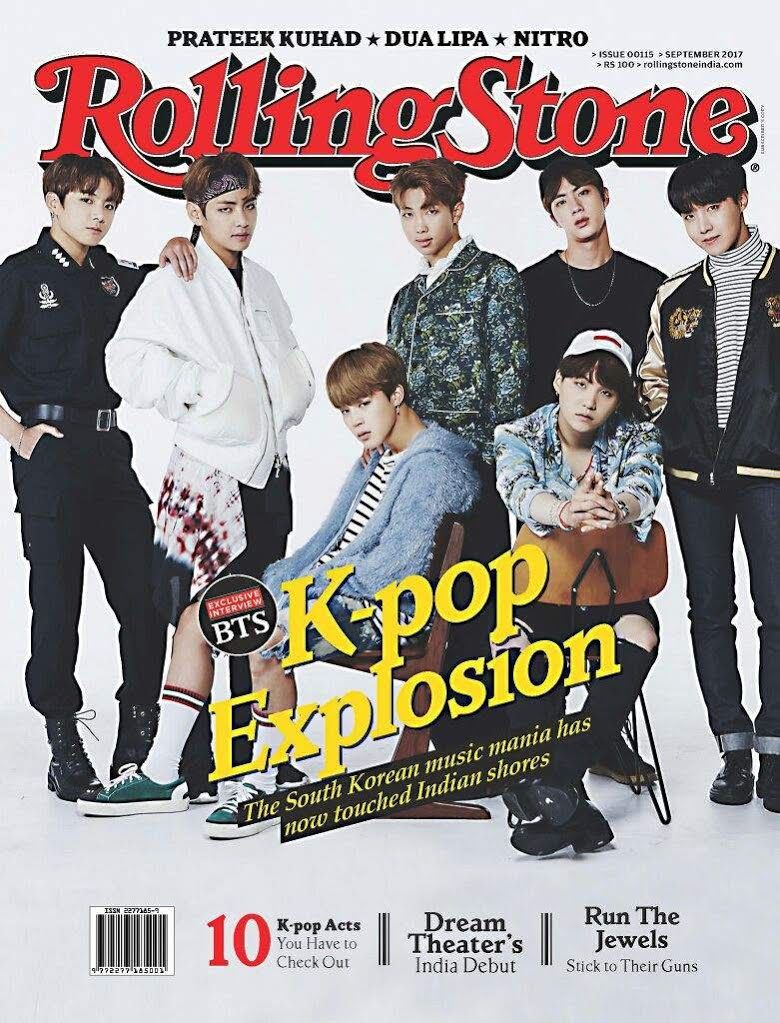 BTS menjadi cover di Majalah Rolling Stone. Mendapat penghargaan Album Terbaik. 