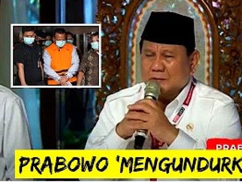 Tangkapan layar - Hoaks Prabowo Subianto mengundurkan diri sebagai Menteri Pertahanan.