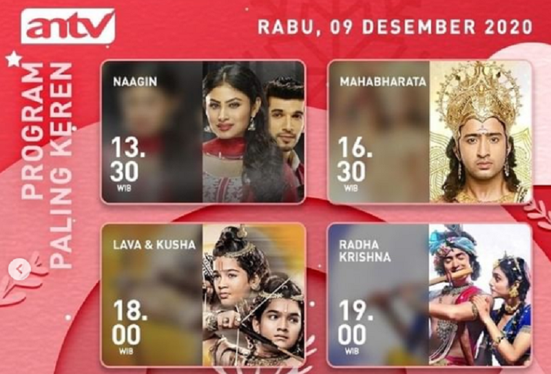 Jadwal Acara Antv Rabu 9 Desember 2020 Ada Jodha Akbar Naagin Dan Radha Krishna Purwakarta News