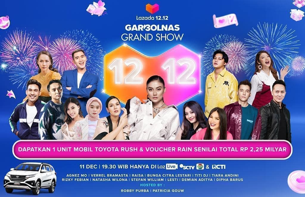 Jadwal Acara Tv Jumat 11 Desember 2020 Sctv Indosiar Rcti Serentak Tayangkan Lazada 12 12 Garbolnas Portal Surabaya