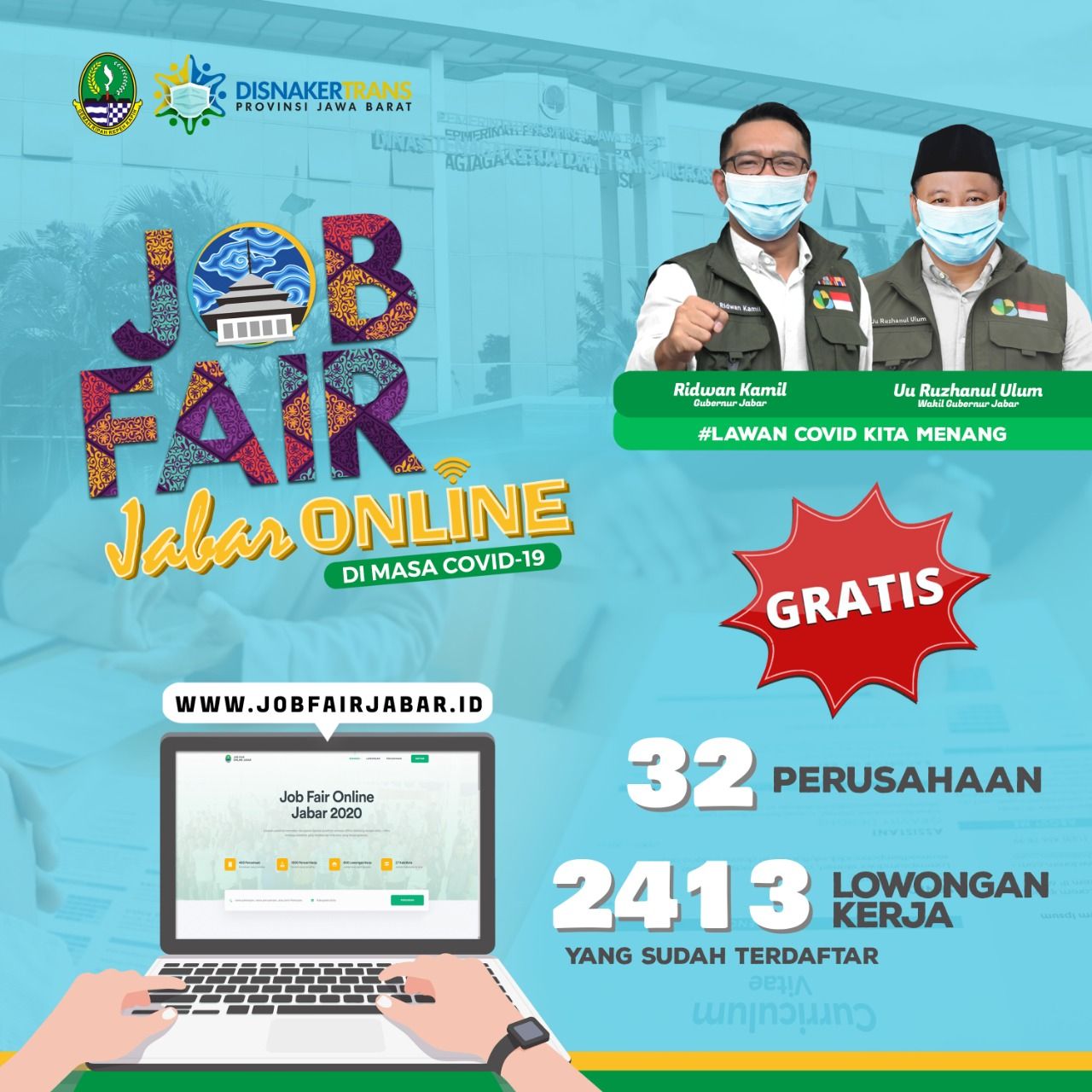 Bersiap! Disnakertrans Jabar Segera Gelar Job Fair Online di Masa Covid-19, Simak Jadwalnya. 