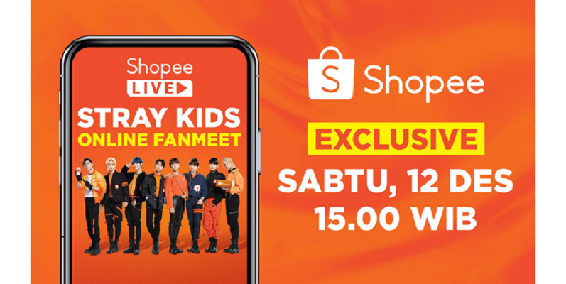 Boyband Korea Selatan Stray Kids turut merayakan  Shopee 12.12 Birthday Sale yang berlangsung 12 Desember 2020.