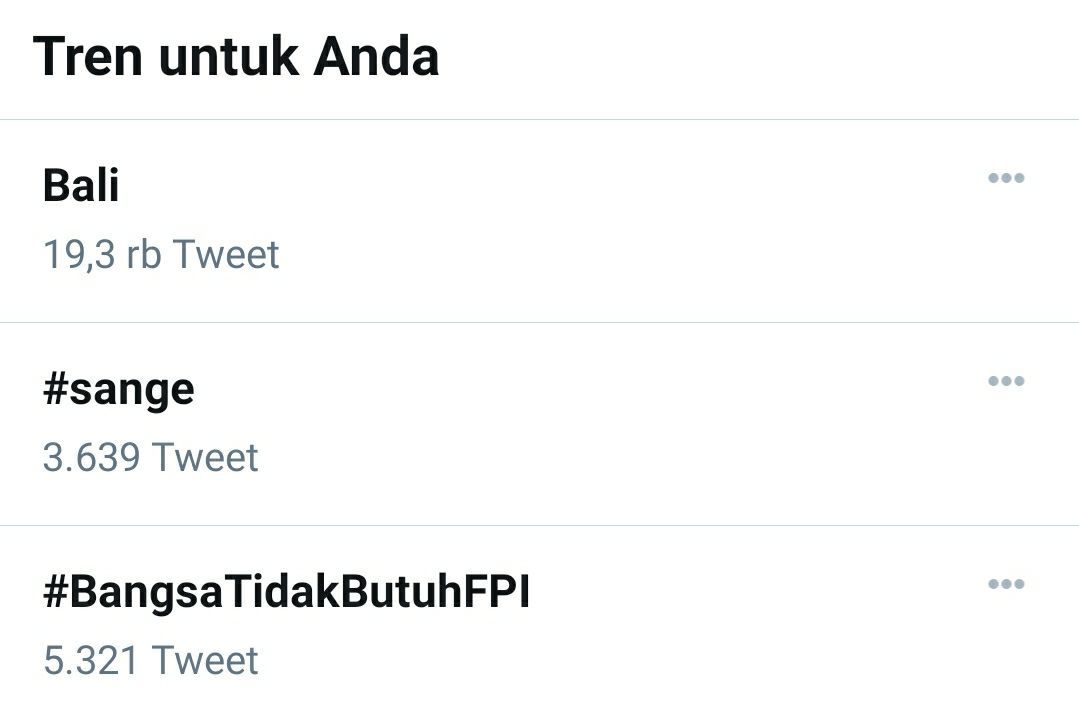 Nama Bali jadi trending topic di twitter
