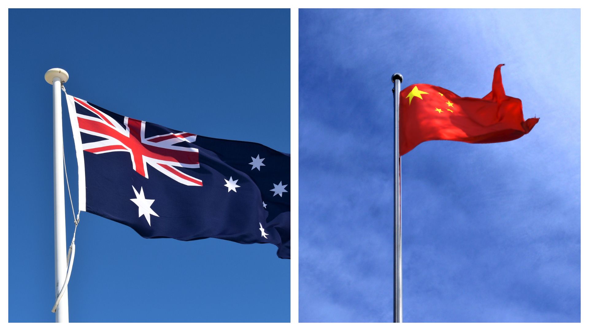 bendera new zealand dan australia