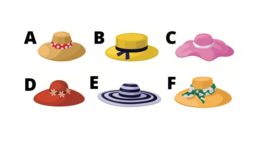 Pilih topi yang kamu suka, bisa ungkap siapa kamu sebenarnya.
