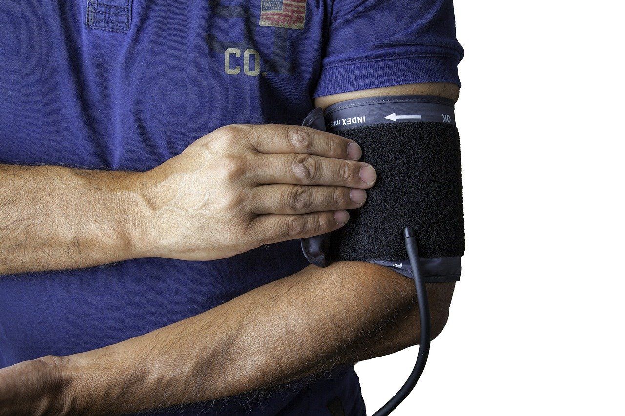 Ilustrasi tekanan darah tinggi atau hipertensi.