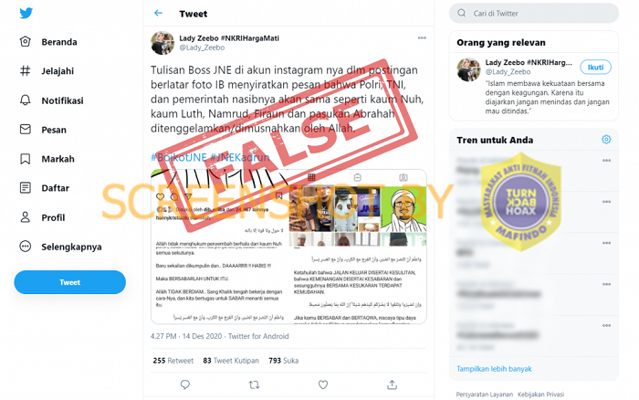 Jne Nu Kasus : Ketua Panti Asuhan Kota Batu Menyayangkan Seruan Boikot Pada Jne Surabayapost ...
