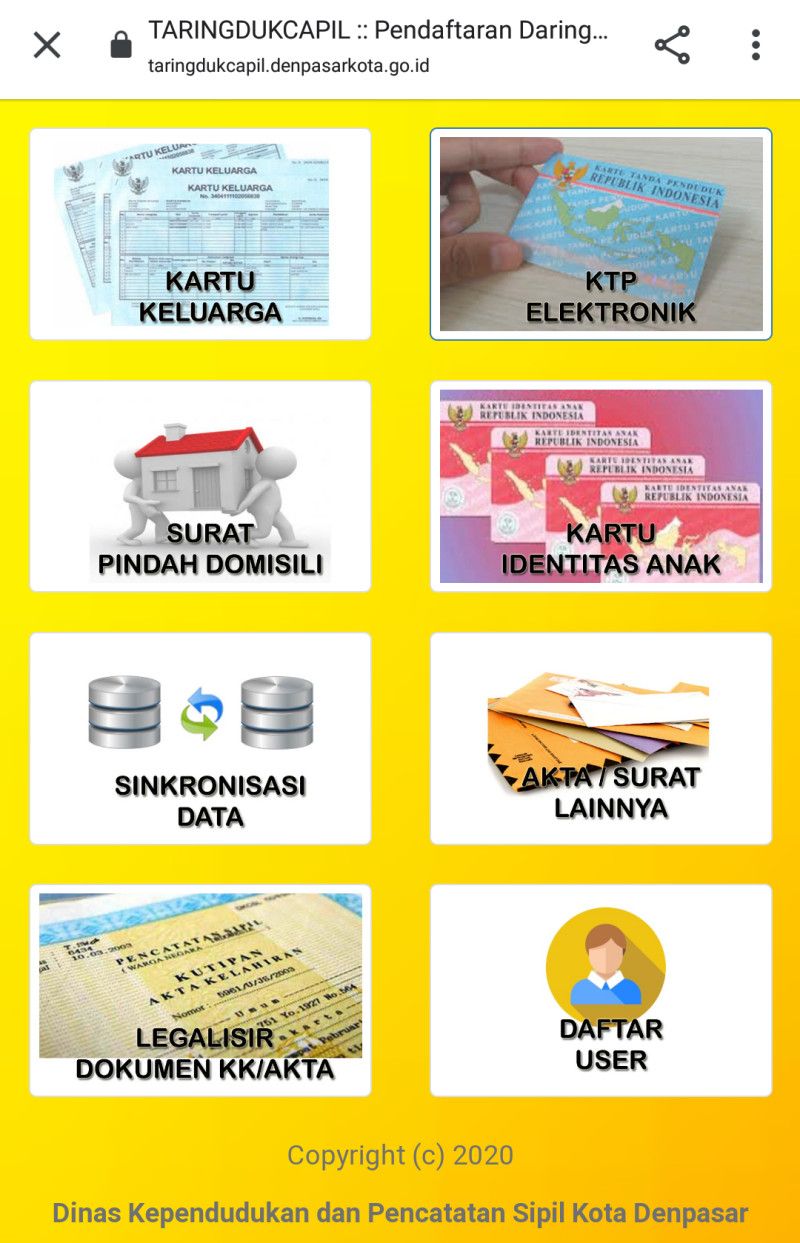 Cara Daftar Online Capil Denpasar Silabus Paud