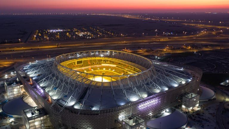 Desain Stadion Al Rayyan.