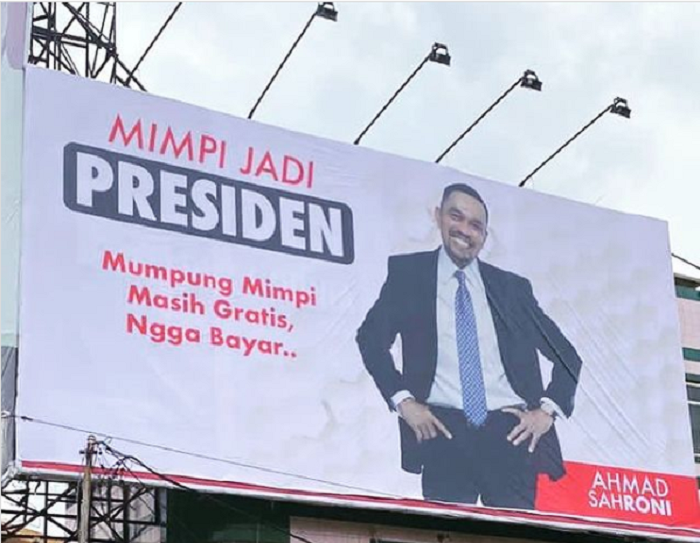 Sahroni Soal Baliho  Jadi Presiden Ga Ada maksud  Politik 