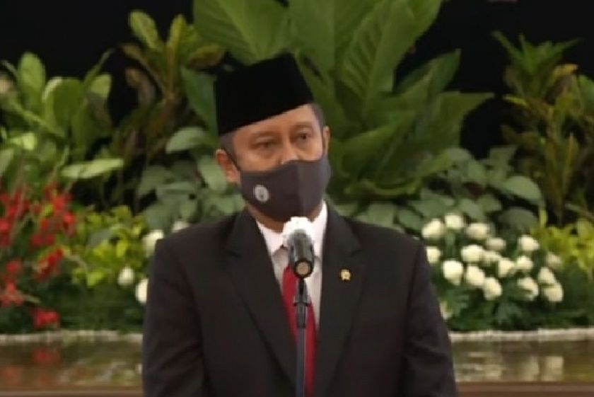 Budi Gunadi dilantik Jokowi jadi Menteri Kesehatan.
