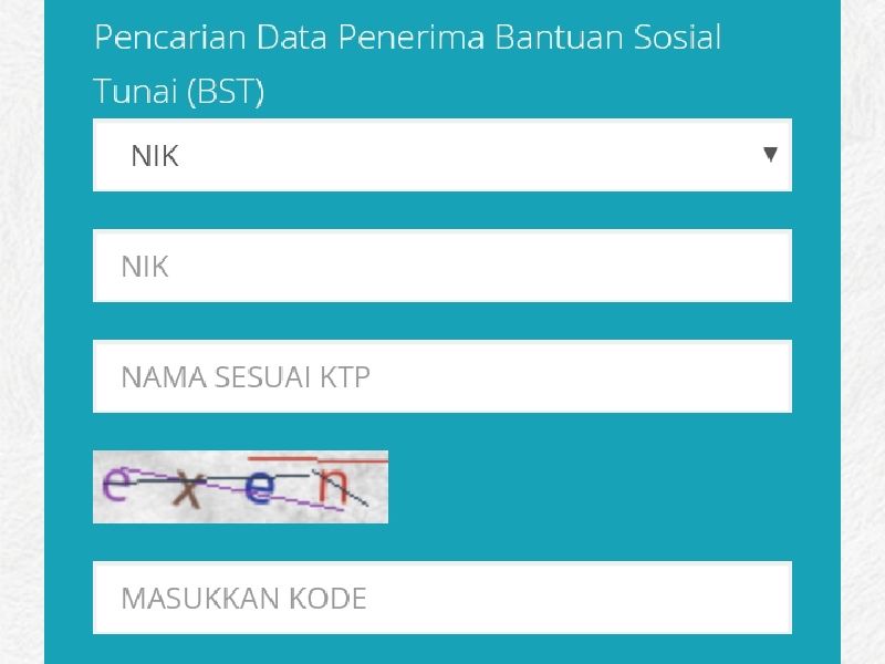 Masukkan Nik Dan Ktp Di Https Dtks Kemensos Go Id Untuk Cek Nama Penerima Bst Kemensos Rp300 000 Pikiran Rakyat Bekasi