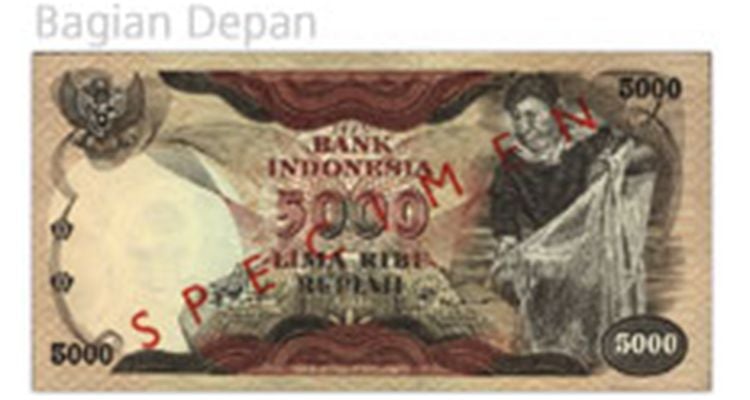 Uang Rp 5.000 Tahun Emisi 1975