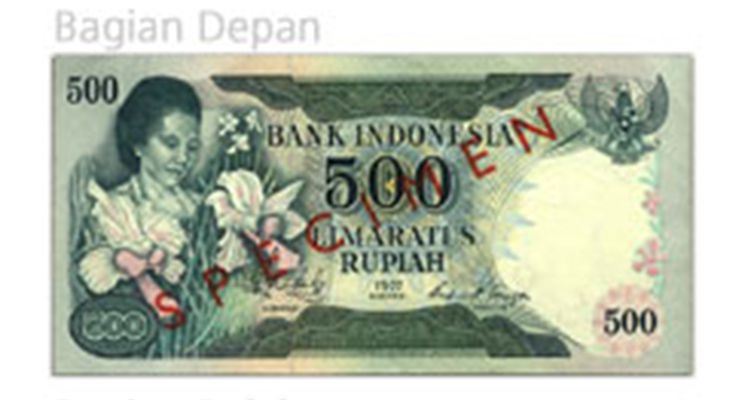 Uang Rp 500 Tahun Emisi 1977