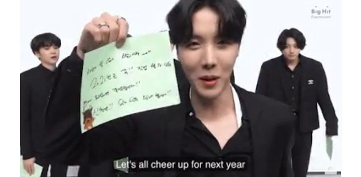 J-Hope BTS ungkapkan harapannya di tahun 2021