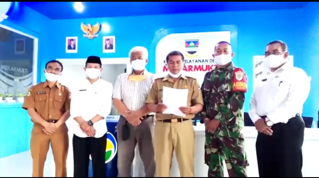 Pemdes Mekarmukti dan Muspika Kecamatan Cihampelas Kabupaten Bandung Barat menolak pendirian Jundullah atau Tentara Allah