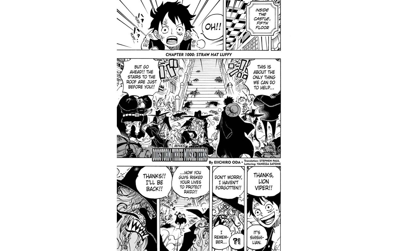 Surat Mengharukan Eiichiro Oda Dan Polling Global Rayakan Manga One Piece Chapter 1 000 Sepasi Media