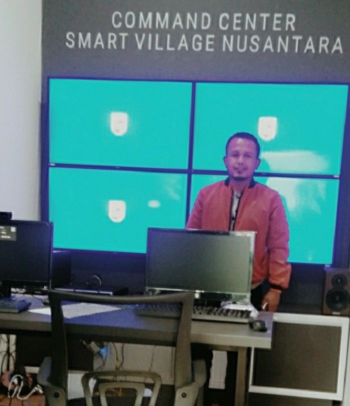 Penampakan Command Center Smart Village Nusantara di Desa Palasari, Ciater, Subang