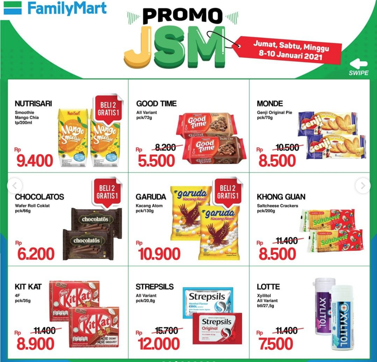 Katalog Promo JSM Family Mart 8 - 10 Jan