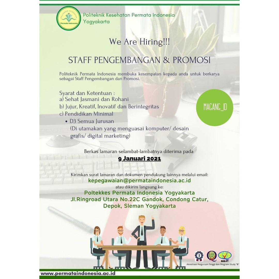 Lowongan Kerja Di Yogyakarta 2021 Terbaru Loker Kerja Terbaru 2021