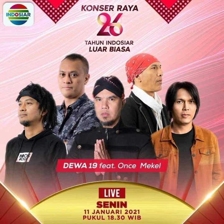 Jadwal Acara Indosiar Senin 11 Januari 2021 Saksikan Live Konser Raya 26 Th Indosiar Luar Biasa Berita Subang