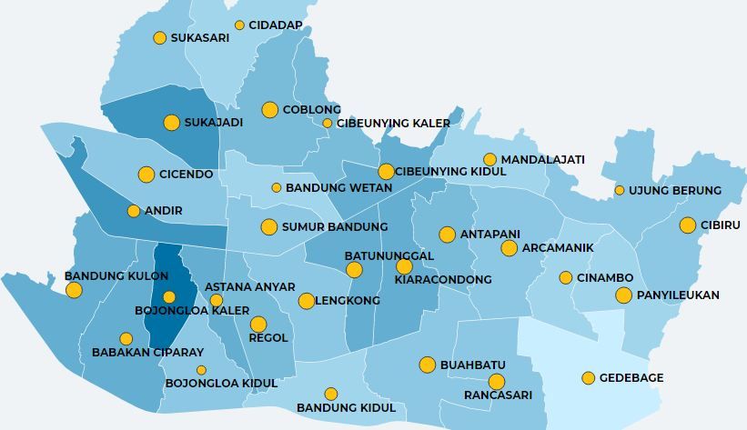 Info Covid 19 Kota Bandung Kecamatan Coblong dan 