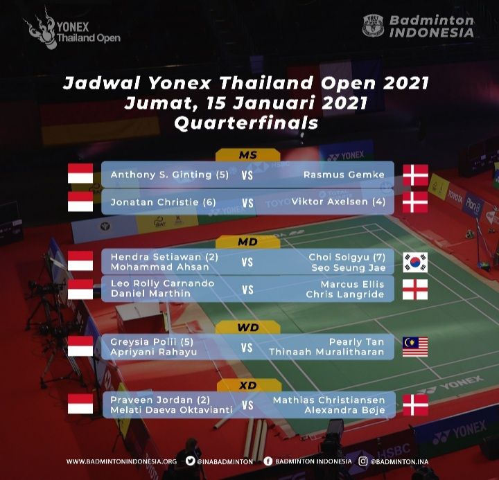 Jadwal Final Thailand Open 2021  Qdj1dcbome2qtm  Hasil final