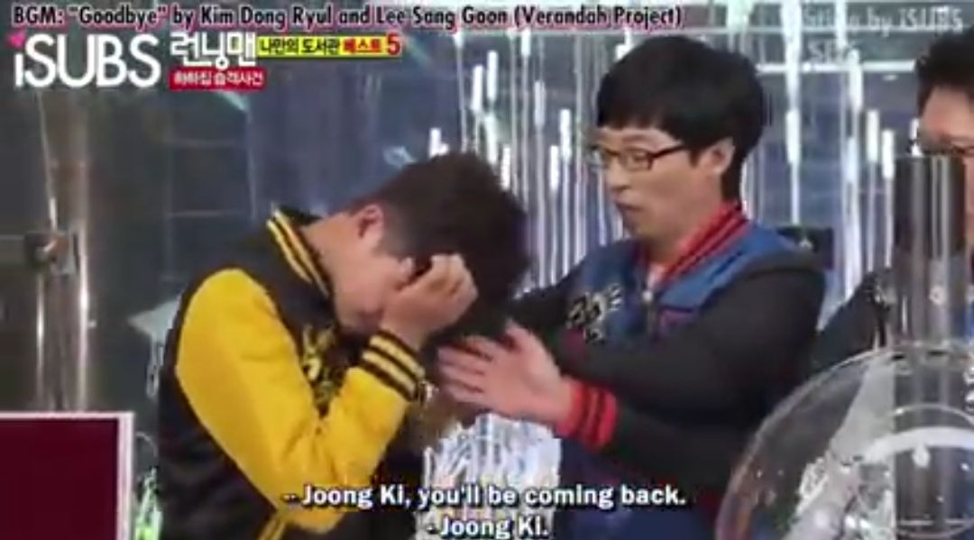 Song Joong Ki menangis di episode 41 Running Man