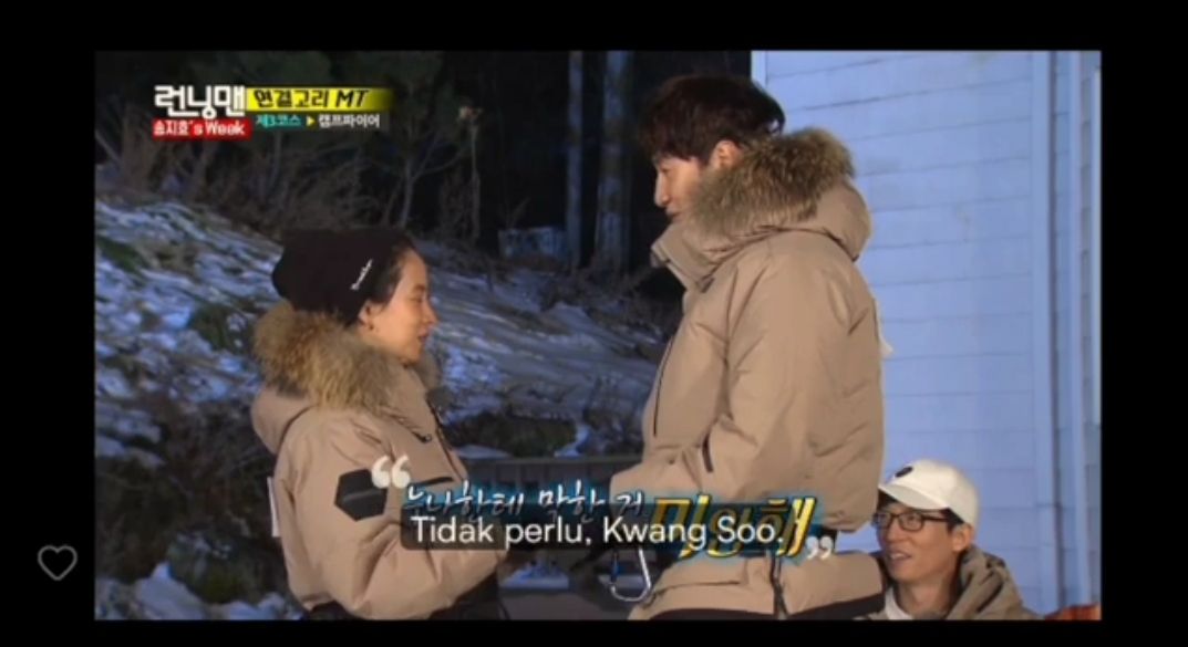 4.	Episode 333, Percakapan Song Ji Hyo dan Lee Kwang So
