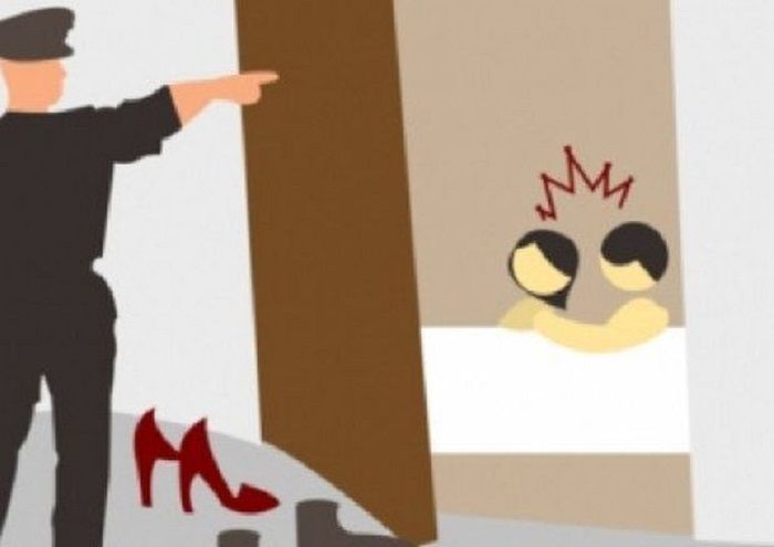 Ilustrasi pengerebegan pasangan mesum