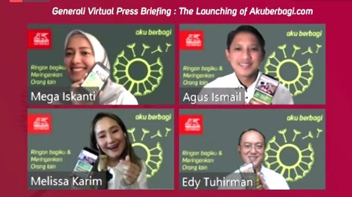 Generali Indonesia menghadirkan Digital Social Platform Akuberbagi.com./tangkapan layar