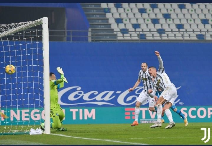 Cristiano Ronaldo Cetak Gol Pembuka Juventus di Piala Super Italia