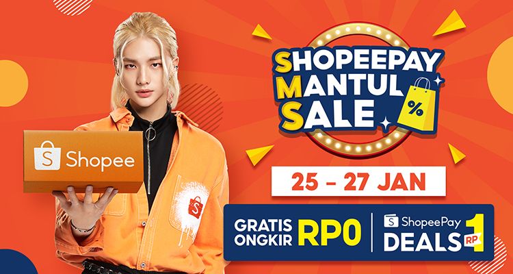 ShopeePay Mantul Sale (SMS) dimulai, dapatkan Gratis Ongkir Rp0 dan ShopeePay Deals Rp1 tiap bulan.