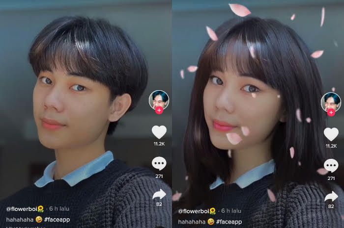 Cara Mudah Edit Foto Wajah Di Faceapp Aplikasi Viral Tiktok Filter Mengubah Foto Cowok Menjadi Cewek Media Magelang