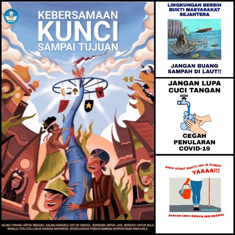 Kunci Jawaban Tema 6 Kelas 6 Halaman 125 126 Subtema 3 Pembelajaran 6 Di Buku Tematik Tentang Membuat Poster Metro Lampung News