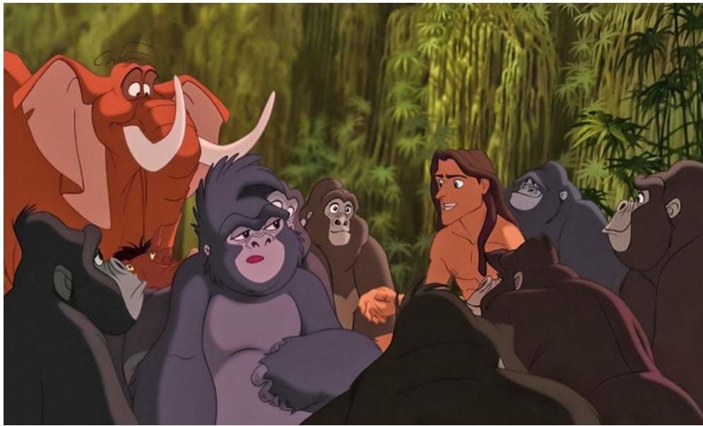 Soal kedua film Tarzan