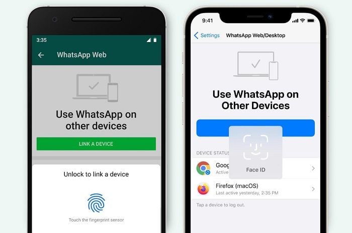Whatsapp meluncurkan fitur baru dalam cara login pada Whatsapp Web/ 