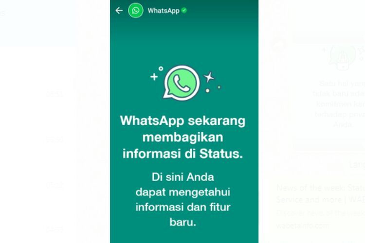 Status dari WhatsApp