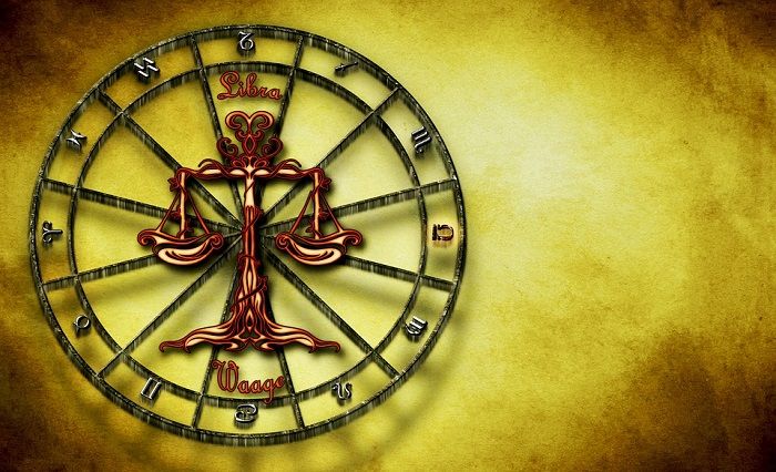 Lambang zodiak Libra.*