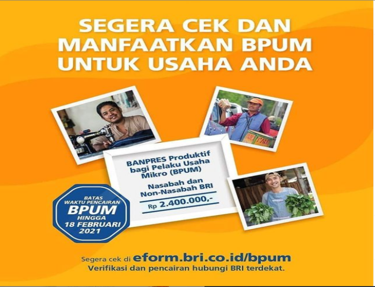 Cara Cairkan Blt Umkm 2021 Tahap Pertama Lewat Bri Dan Mengecek Secara