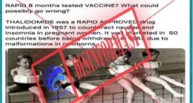 Unggahan di media sosial yang menyebutkan vaksinasi virus corona Covid-19 bisa sebabkan cacat pada janin