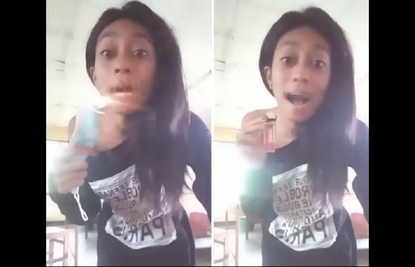 Tangkapan layar seorang perempuan di Kota Kupang, NTT dalam video viralnya//Instagram.com @snapgram//