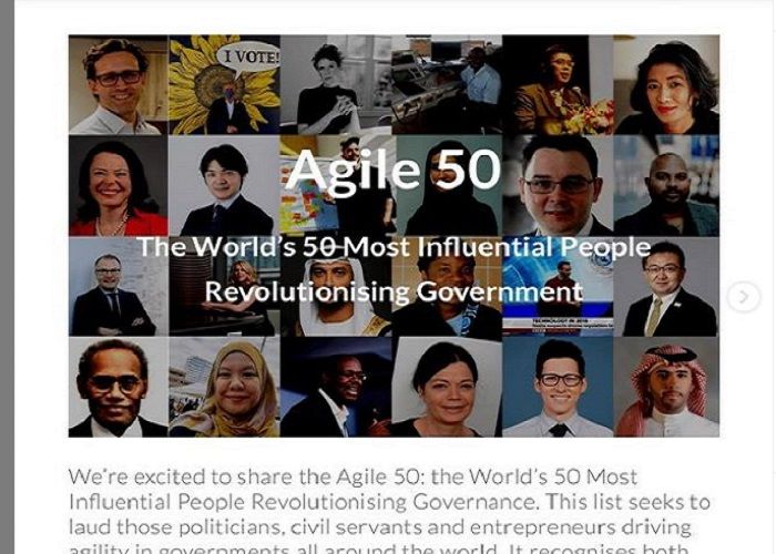 Agile 50: The World's 50 Most Influential People Revolutionising Government