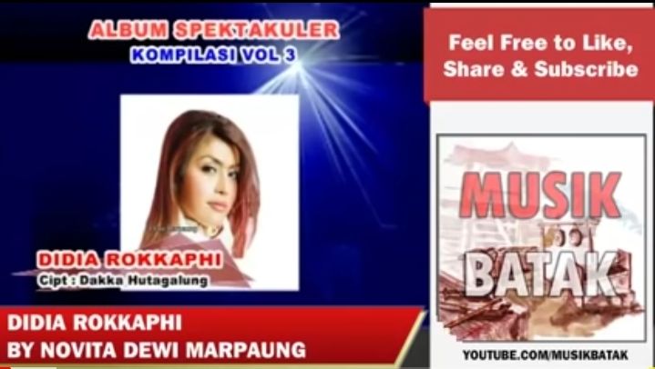 Lirik Lagu Batak 'Didia Rokkaphi' versi Dewi Marpaung - Jurnal Medan