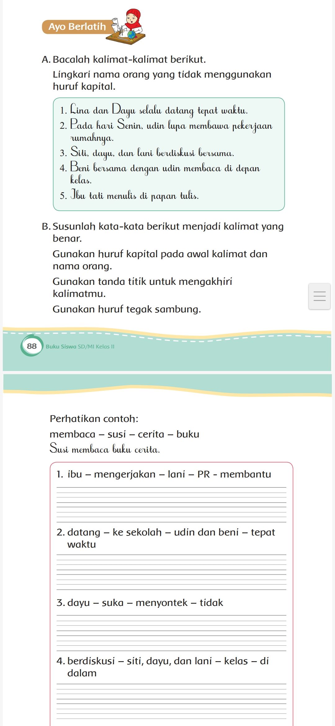 Kunci Jawaban Tema 6 Kelas 2 Halaman 87 88 89 Buku Tematik Subtema 2 Pembelajaran 5 Tentang Menemukan Nama Metro Lampung News