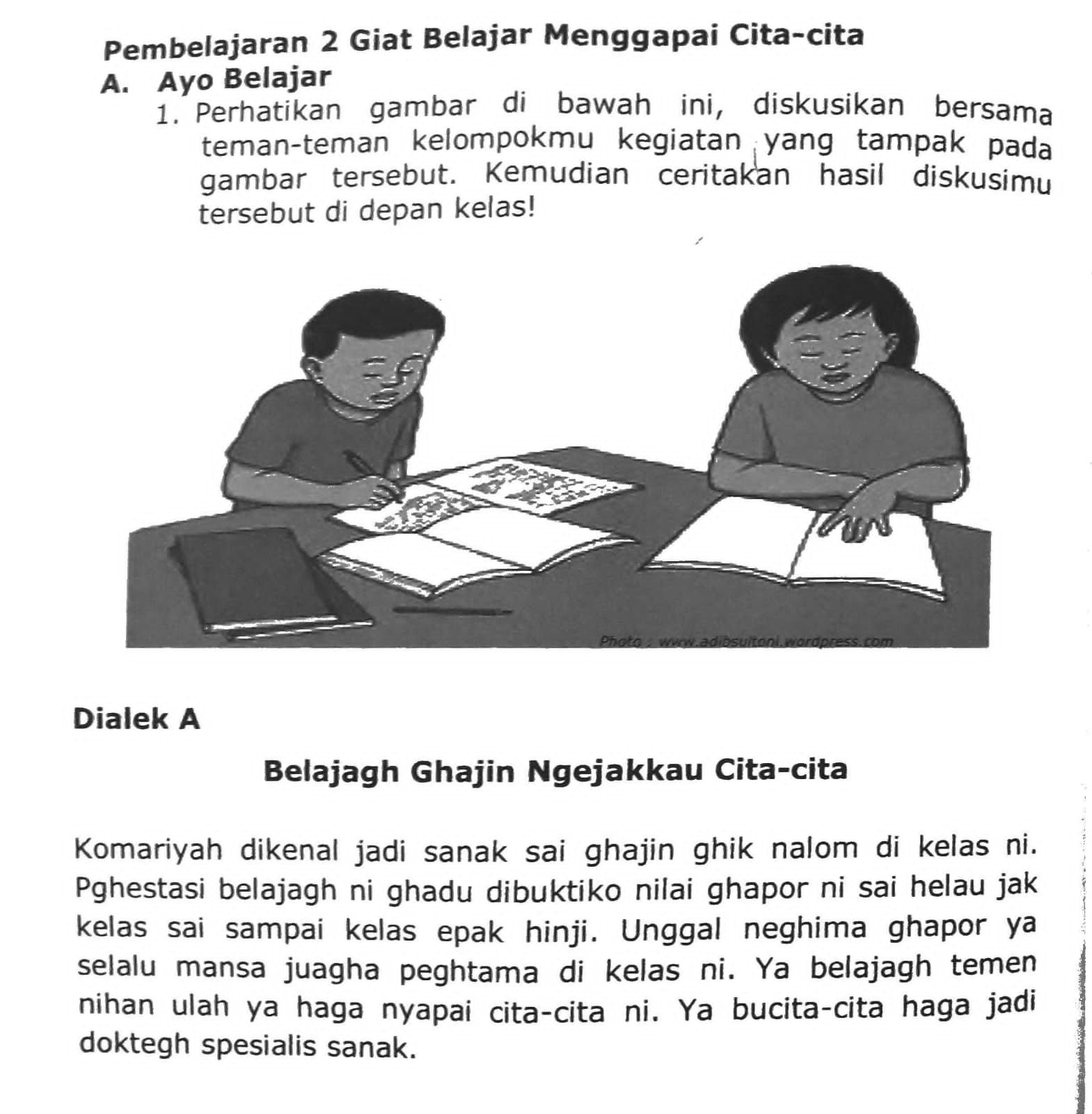 Kunci Jawaban Bahasa Lampung Tema 7 Kelas 4 Sd Halaman 54 55 56 57 Aksara Lampung Metro Lampung News